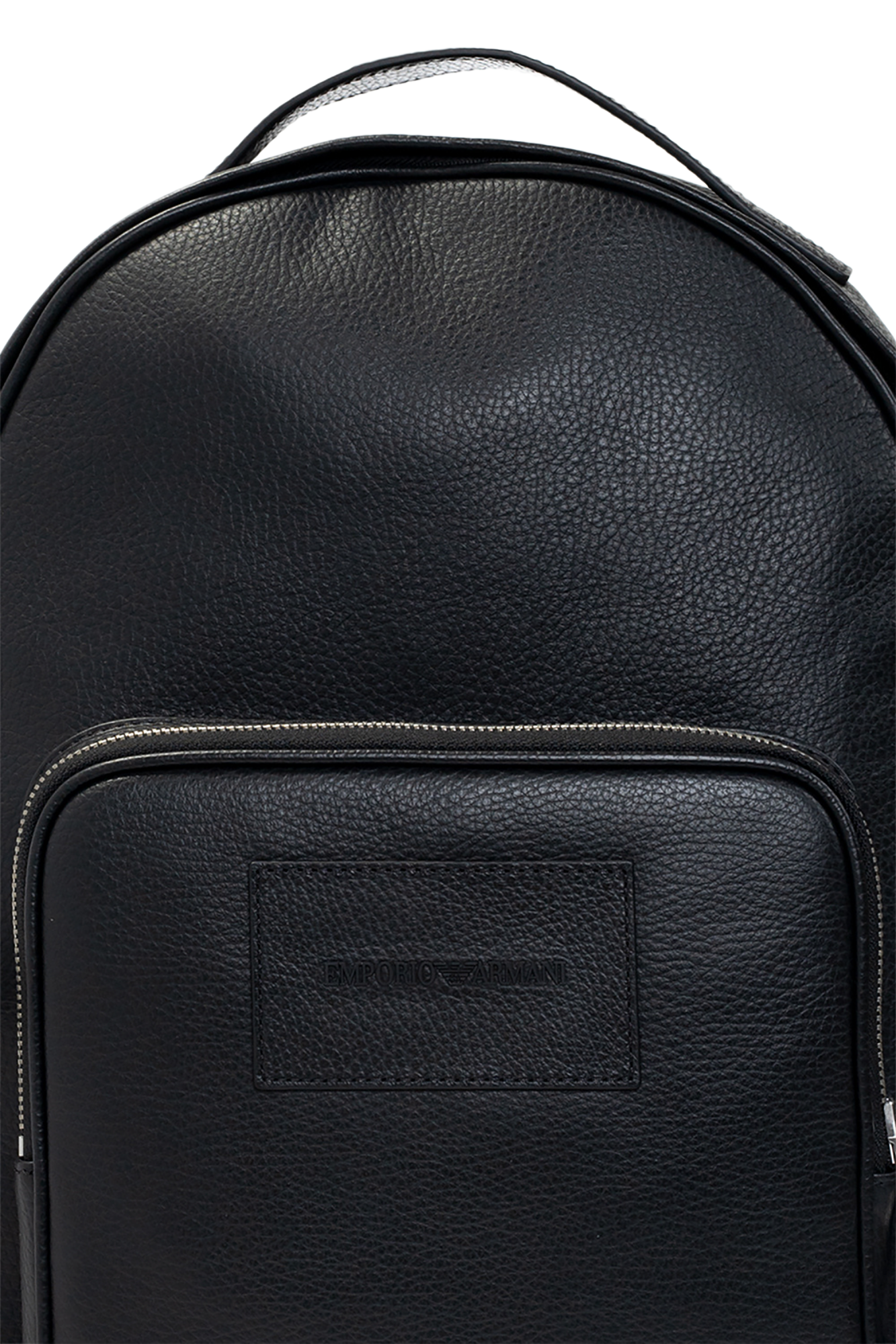 Armani jeans leather backpack best sale